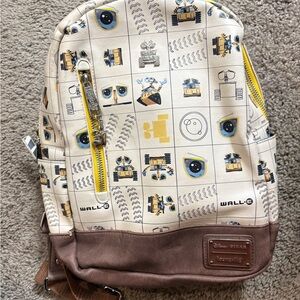 Loungefly WALL·E Cream, Yellow & Brown Graphic Backpack